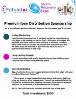Premium Item Distribution Sponsorship