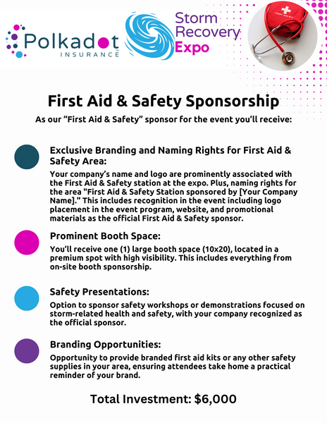 First Aid & Safety Sponsorship