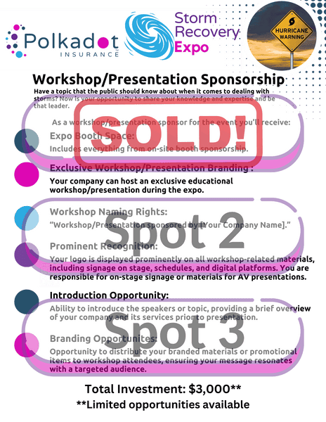 Workshop/Presentation Sponsorship